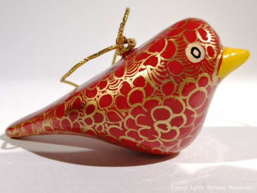 Red bird decoration product photo
